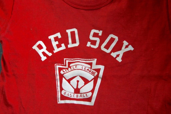 T shirt TRUE Vintage RED SOX Little League Baseba… - image 3