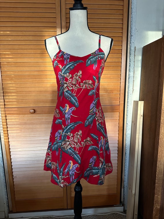 SeXY DReSS Vintage HAWAIIAN Print SUNDRESS EXoTIC 