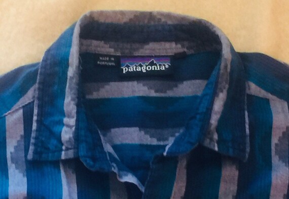 Vintage 1980s PATAGONIA BUTTON Down SHIRT Southwe… - image 3