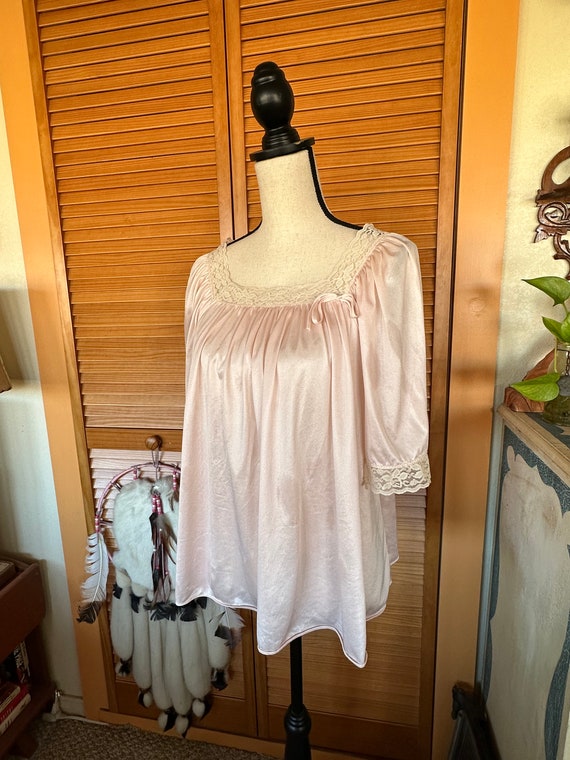 Sweet ViNTAGE DVF Nylon LINGERIE PAJAMA Top Neglig