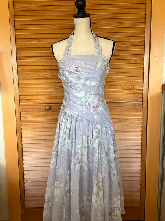 Beautiful ViNTAGE 1980s LAURA ASHLEY Asymmetrical… - image 9