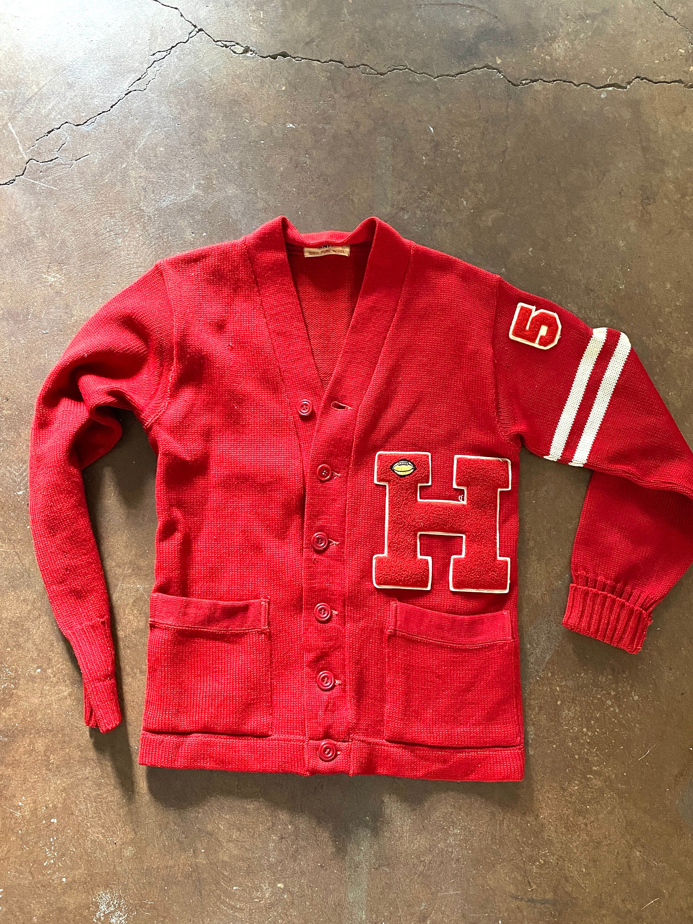 50s Varsity Sweater - Etsy