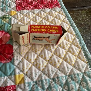 Vintage MINI Deck of Nudes Playing CARDS Novelty Pin Ups 1960’s Hong
