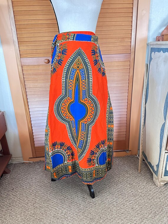 Vintage Maxi Wrap Skirt