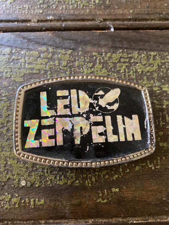 ViNTAGE Prism LeD ZEPPELIN BeLT BUCKLE 1977 C P I Nic… Gem