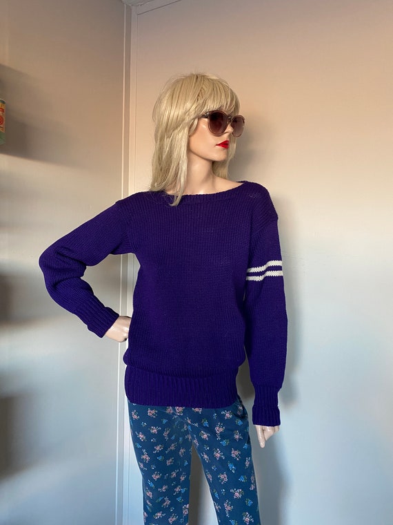 Vintage 40’s STADIUM SCHOOL SWEATER Wool College