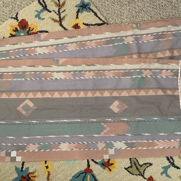 Pr BEAUtIFUL ViNTAGE COLLIER CAMPBELL Zuni Southwest PILLOWCASES KiNG Pillowcase