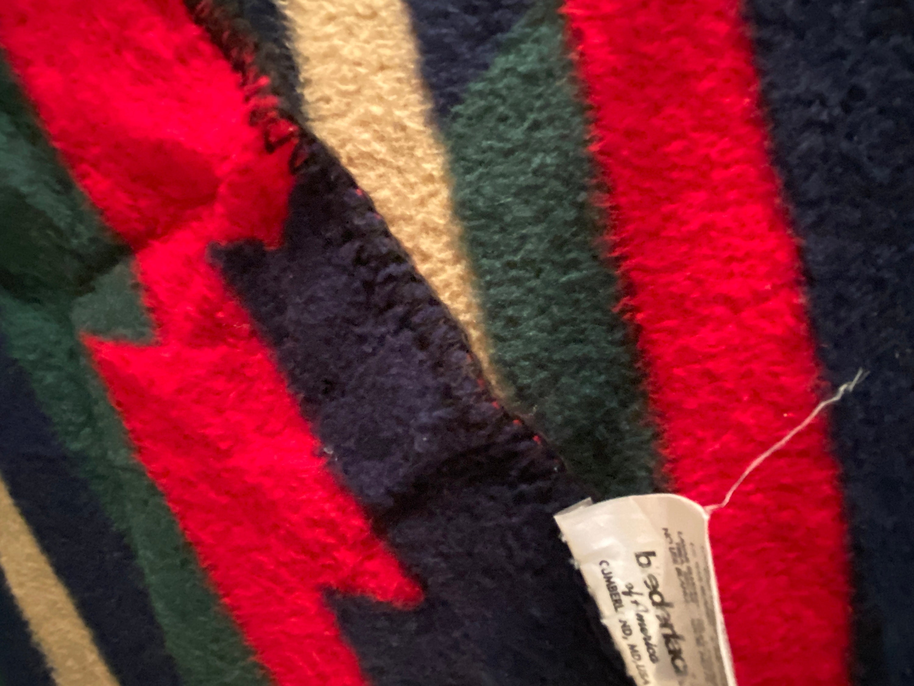 Vintage Southwest BIEDERLACK BLANKET FAUX Fur 1970s Etsy