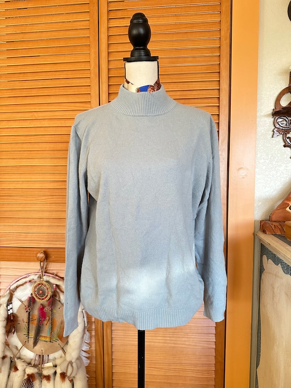 Vintage Classic CASHMERE TURTLENECK SWEATER Baby … - image 1