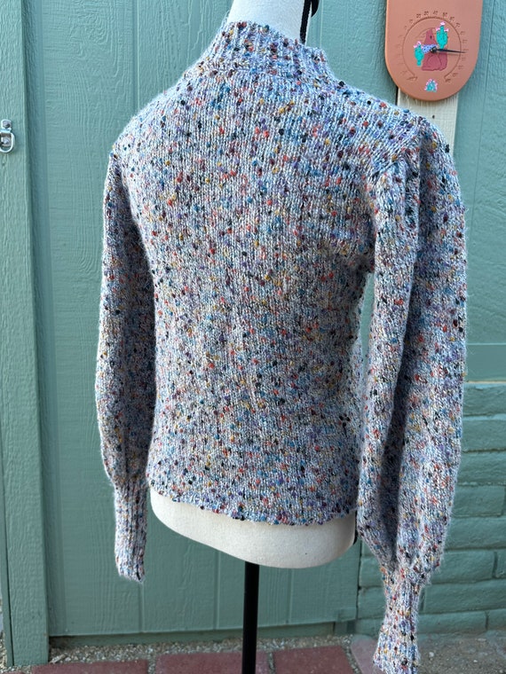 ViNTAGE PUFFY SLEEVE 80’s SWEATER Super CuTE - image 9