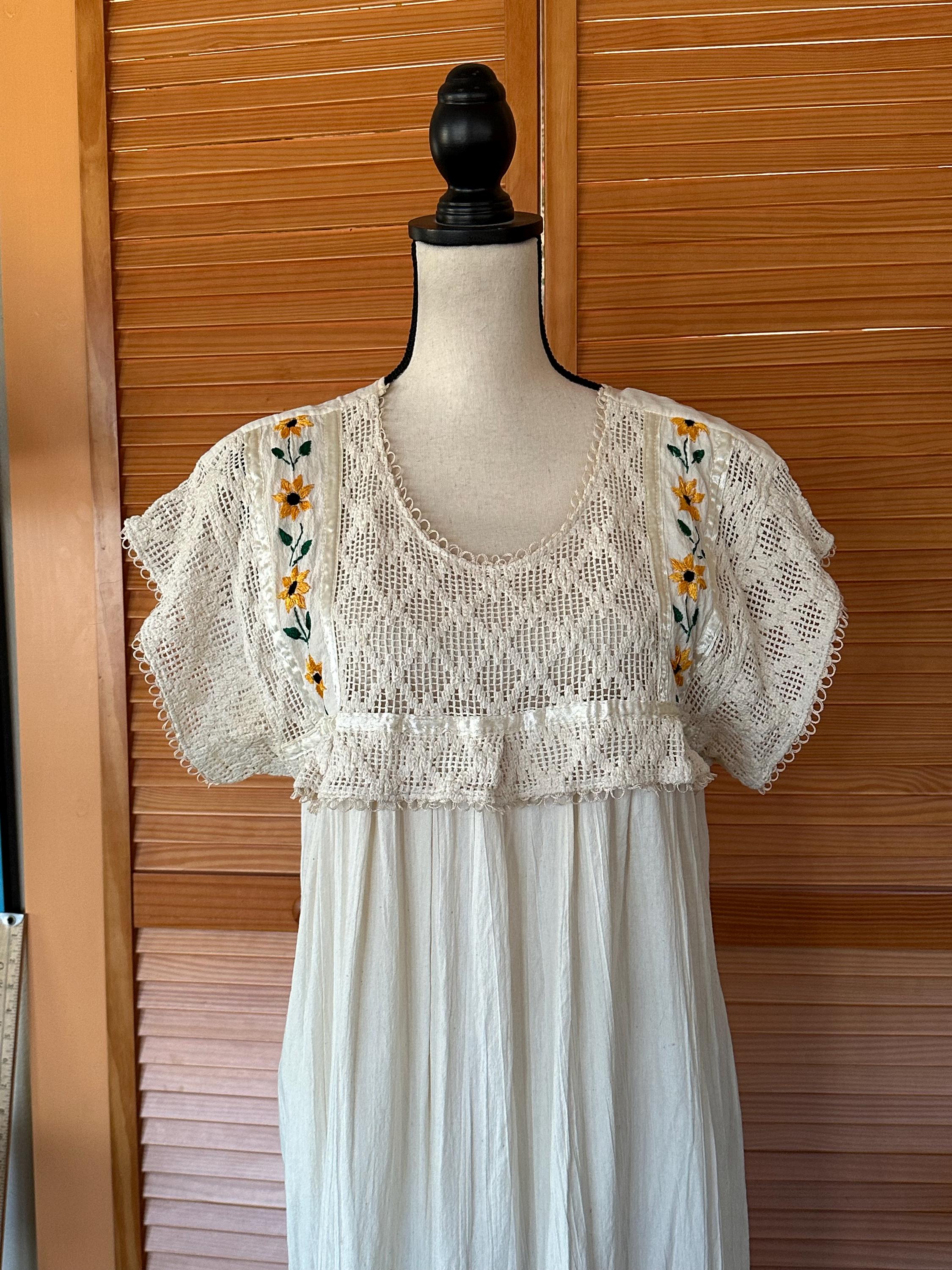 mexican embroidered maternity dress Apparel – W!ld Moon Marketplace main image 0