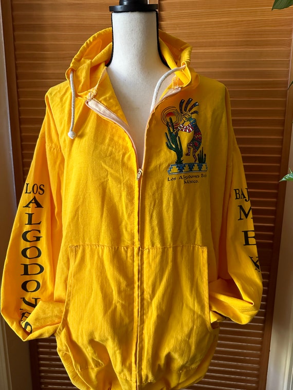 ViNTAGE KOKOPELLI BaJA BaGGY HOODIE Zip Up CoTTON… - image 2