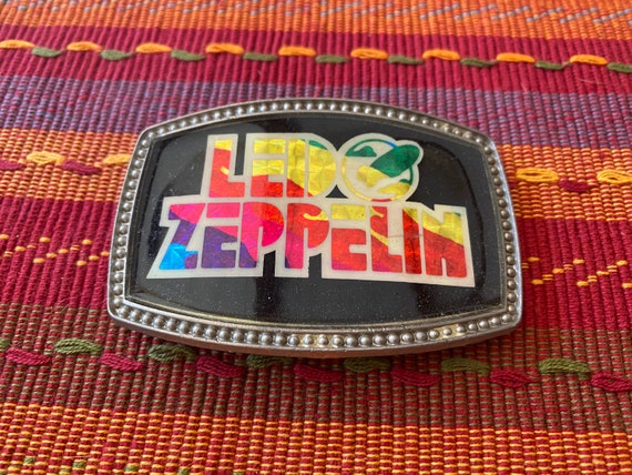 ViNTAGE Prism LeD ZEPPELIN BeLT BUCKLE 1977 C P I… - image 1