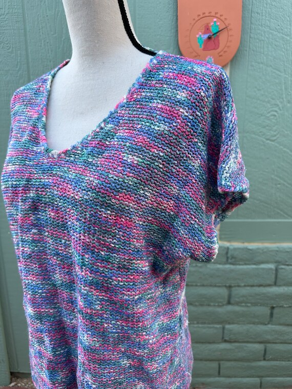 LovELY HaND KNiT VINTAGE 90’s LiGHTWEIGHT SWEATER… - image 6