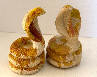 ViNTAGE COBRAS MARBLED CHaLKWARE 1970’s CARNiVAL PRiZE