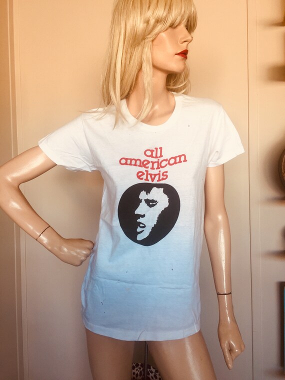 ALL AMERICAN ELVIS Vintage T Shirt Elvis Presley 7