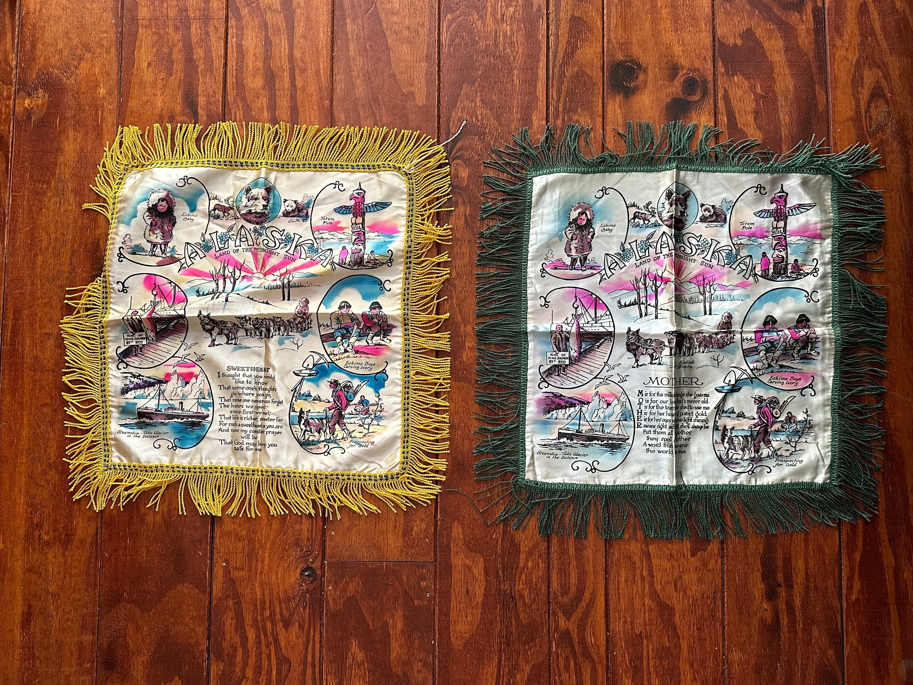 50s Souvenir Pillow - Etsy