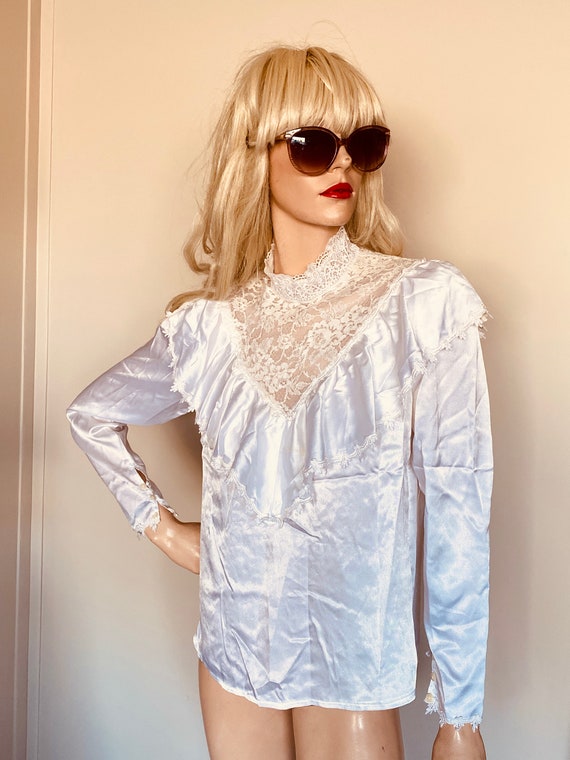 80s Vintage Scott McClintock GUNNE Sax BLOUSE
