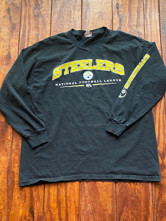 PITTSBURGH STEELERS T SHIRt Long SLeeVE ViNTAGE - image 2