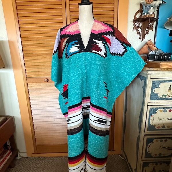 Mexican Blanket Coat Etsy