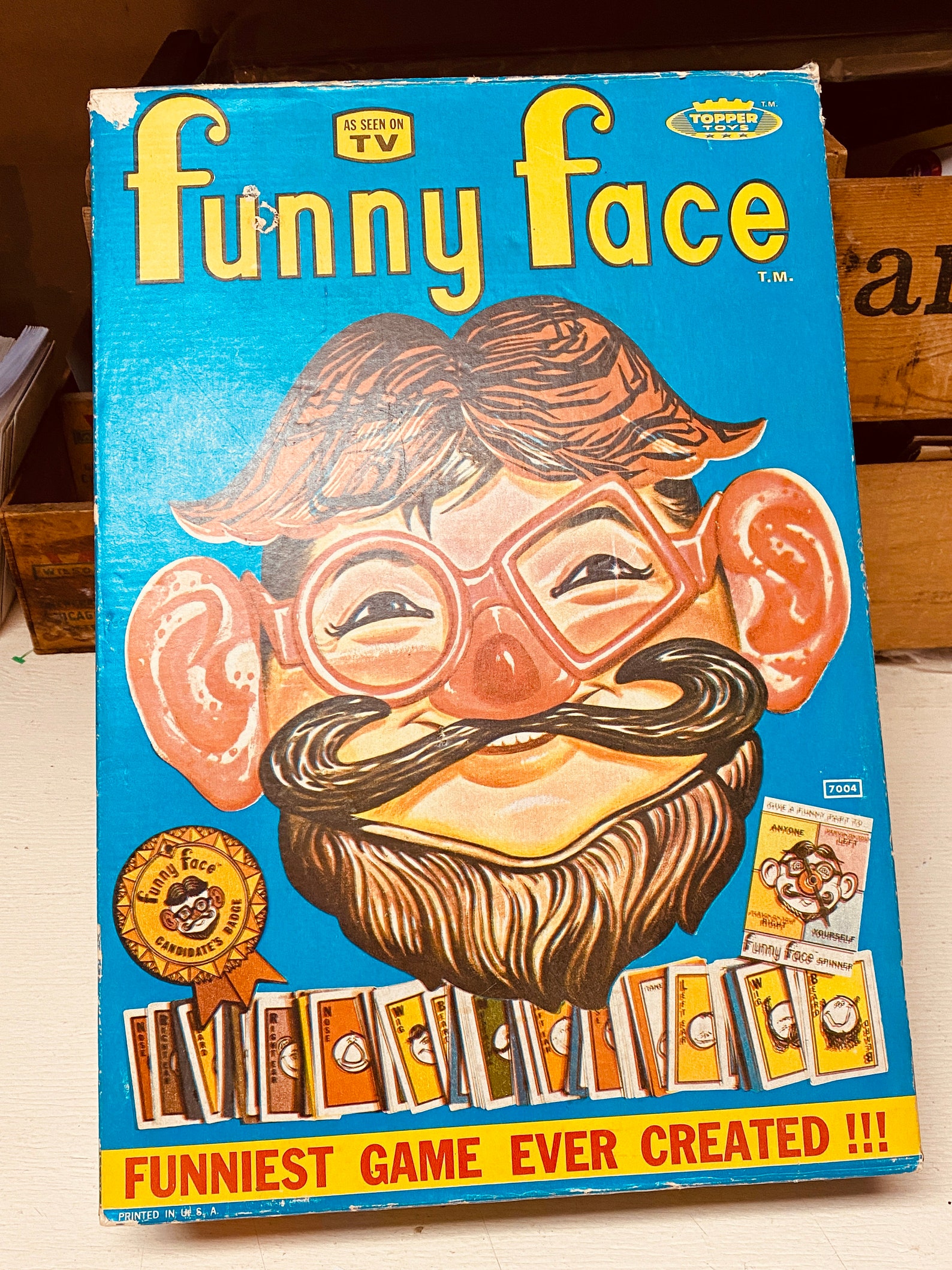 Vintage FUNNY FACE Board GAME As Seen On T V 1960s Etsy