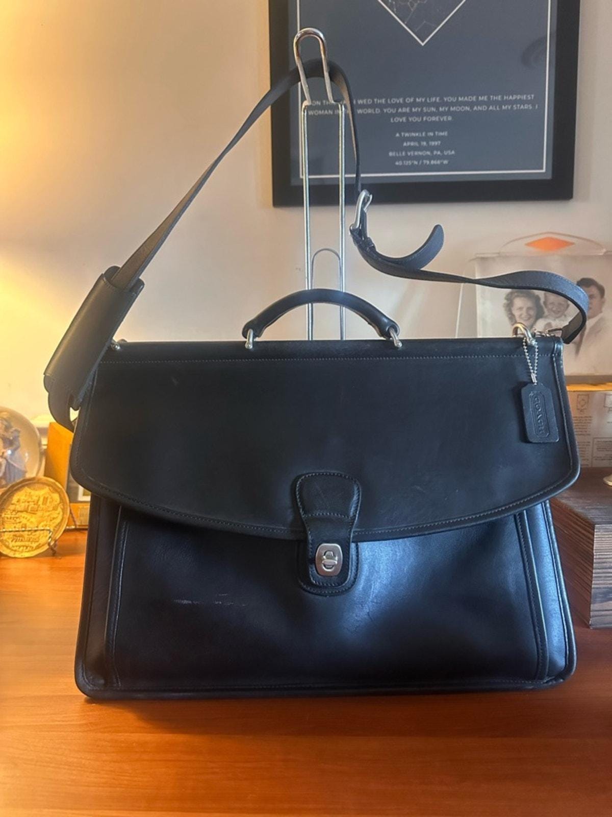 バッグ vintage coach old archive Beekman Bag Vintage Coach Beekman Briefcase For Sale at 1stDibs