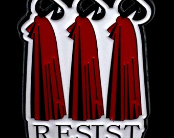 Resist Enamel Pin – Feminist Protest, Reproductive Rights
