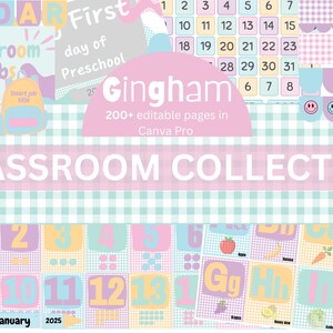 Gingham Classroom Collection
