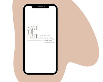 Digital | Save The Date | Elegant Template