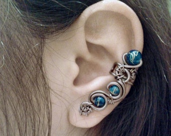 SALE - Distant Storm Ear Cuff