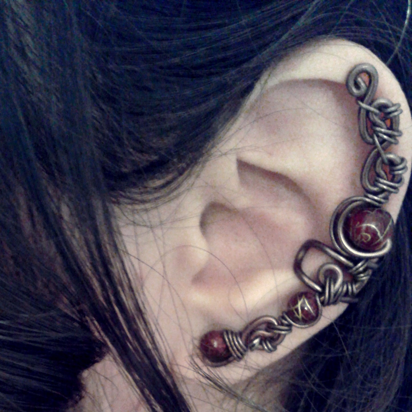 Dark Vine Ear Cuff Etsy