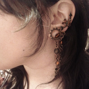 SlaveToSteampunk -The Trinket Collector Ear Cuff