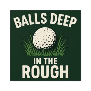 Adesivi quadrati, per interni/esterni, palline nel rough, divertenti adesivi da golf, regalo per gli amanti del golf, accessori da golf, carrello da golf, mazza da golf
