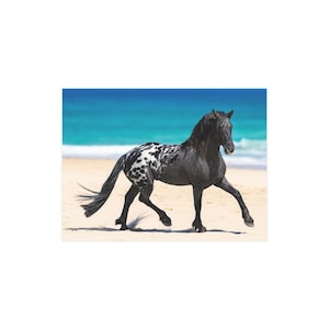 Impression cheval vibrant sans cadre Donatello - Parfaite pour les amoureux des animaux et la décoration intérieure
