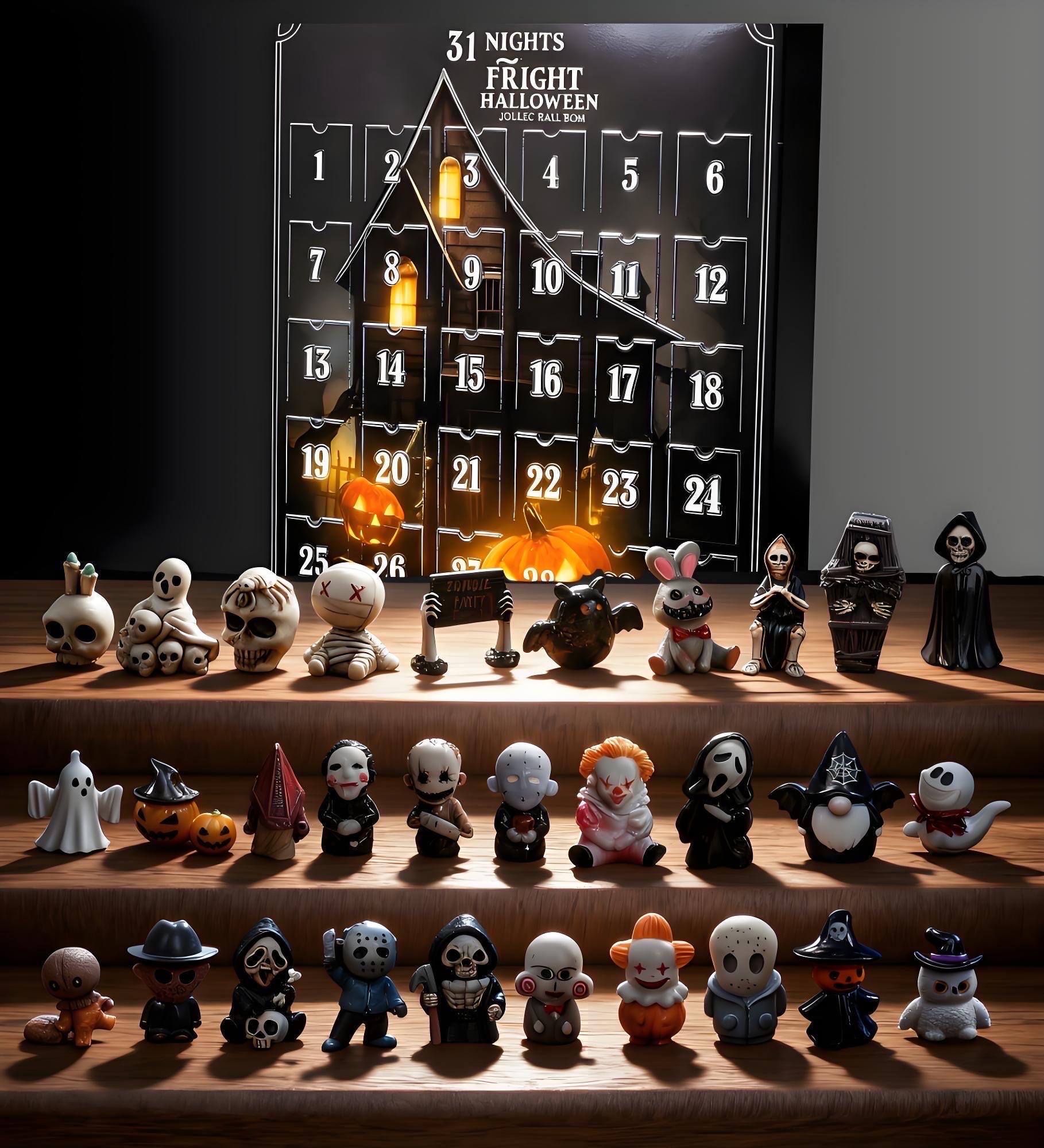 31 Nights Of Fright Halloween Countdown Box 31 Nights Of Fright Spook ...