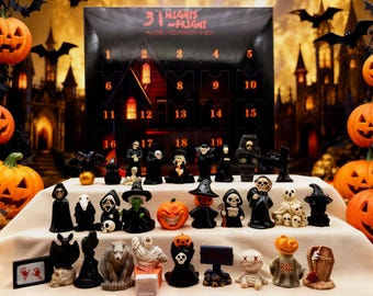 Witch Magic World Christmas Advent Calendar 2025 – 31 Nights – Occult Mini Collectible Figures | Spooky Countdown Gift