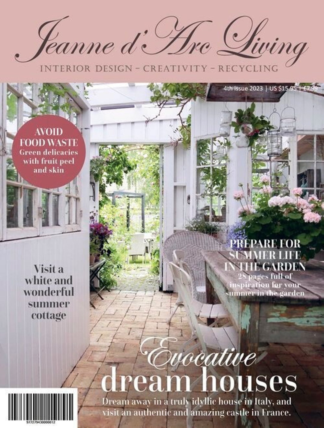 Jeanne D' Arc Living Magazine 2023 4th Issue Last Etsy