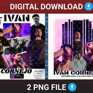 Ivan Cornejo Mirada ツアー PNG: 2025 ファン グッズ (デジタル ダウンロード)