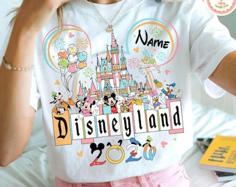 Personalized Disney Trip 2026 Shirt, Family Trip Group Matching Shirt, Disneyland 2026 Shirts Mickey & Friends Tee, Family Vacation Shirts
