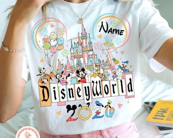 Personalized Disney Trip 2026 Shirt, Family Trip Group Matching Shirt, WDW Disneyworld 2026 Mickey & Friends Tee, Family Vacation Shirts