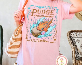 Coquette Lilo And Stitch Pudge Controls The Weather Shirt, Retro Pudge Fish T-Shirt, Magic Kingdom Trip Tee, Control The Weather Shirt