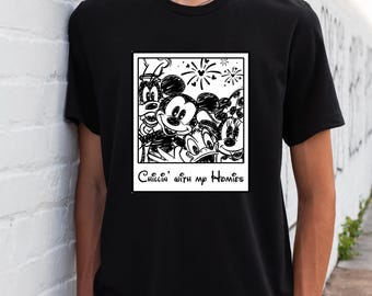 Chillin' with my Homies T-shirt, Disney T-shirt, Disney Homies, Disney Friends, Disney Trip, Mickey Mouse, Minnie Mouse