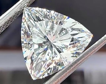 1 bis 5 Karat Trillion Cut Lab Grown Diamant, E Farbe VVS2 Klarheit, IGI zertifiziert