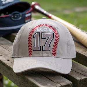 Niestandardowa czapka baseballowa z haftowanym numerem i nazwą, spersonalizowana czapka baseballowa, czapka baseballowa dla mamy, spersonalizowana czapka baseballowa, spersonalizowana czapka baseballowa