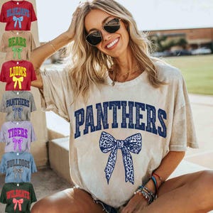 Aangepaste schoolgeest shirts, favoriete schoolteam mascotte shirt, terug naar school-T-shirt, aangepaste tekst-T-shirt, schoollogo T-shirt, Bulldogs, Eagles-shirt
