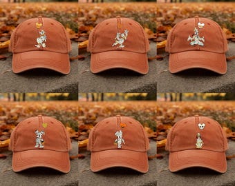 Customize Disney Characters Halloween Embroidered Hat, Mickey Skeleton Hat, Mickey's Not So Scary Halloween Party, Disney Halloween Trip