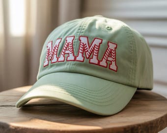 Baseball Mama gestickte Mütze, Muttertagsgeschenk für Baseball-Mama-Hut, Geschenk für Baseball-Liebhaber-Mama-Hut, Muttertagshut, Baseball-Saison-Hut