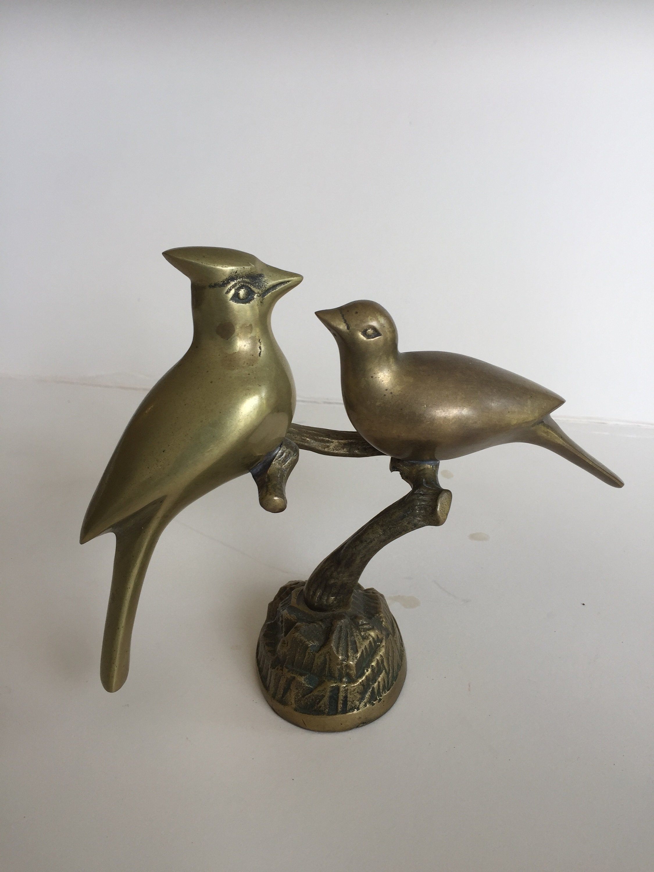 Vintage Solid Brass Love Bird/ Vintage Love Bird Etsy