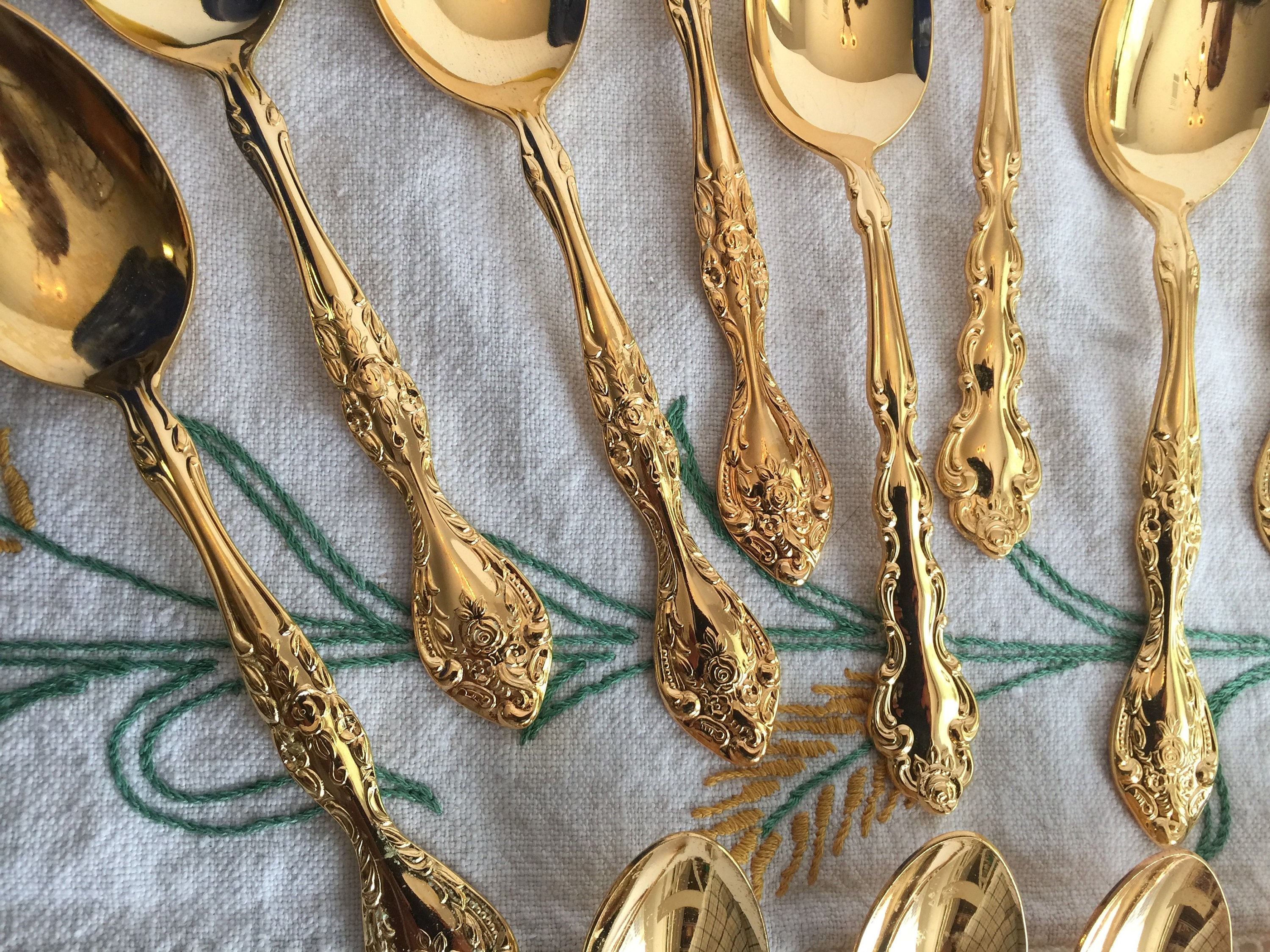 Vintage Oneida Community GOLDEN BRAHMS Gold Electroplate Etsy España