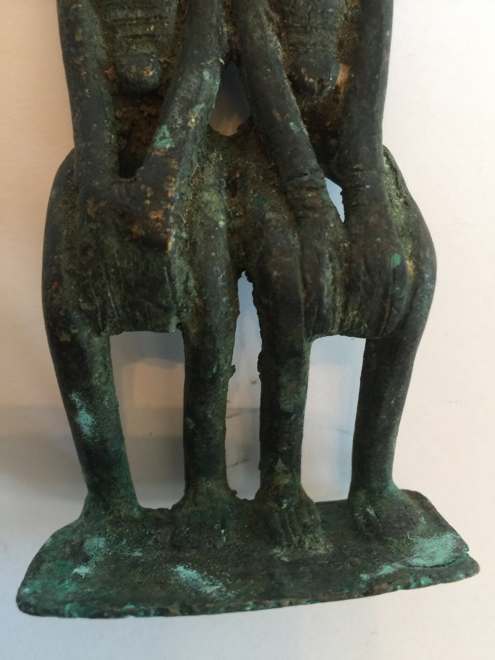 Antique Bronze Fertility Sculpture Male and Female Etsy